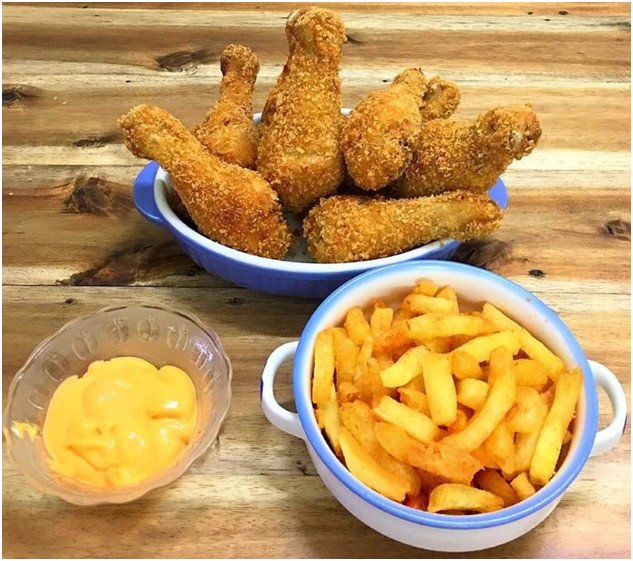 Đồ chiên rán nhiều dầu mỡ