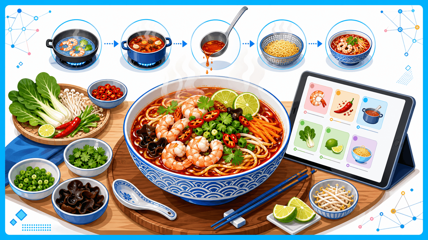 Bí quyết cách nấu mì chua cay ngon chuẩn vị ngay tại nhà qua các bước thực hiện