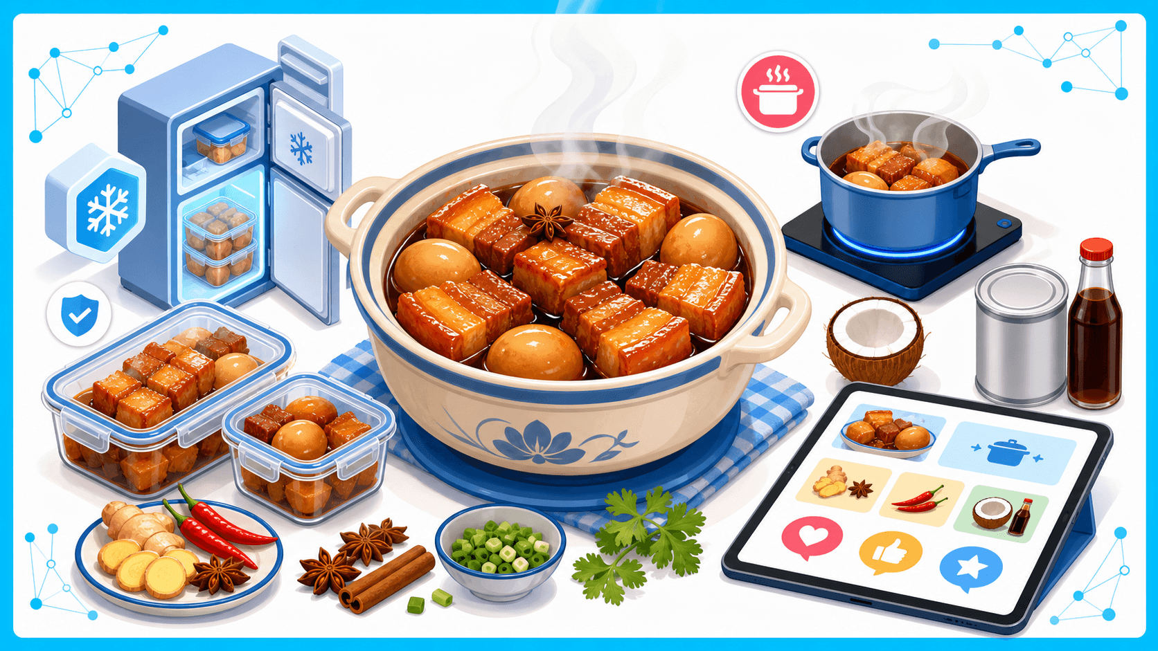Mẹo giúp món thịt kho tàu trứng gà thêm phần hấp dẫn và bảo quản lâu