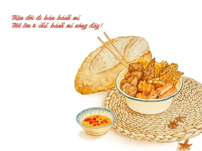 Thơ Về Bánh Mì: Nét Đẹp Văn Hóa Ẩm Thực Việt 4 Quầy bánh mì đường phố tấp nập, nguồn cảm hứng bất tận cho thơ ca Việt