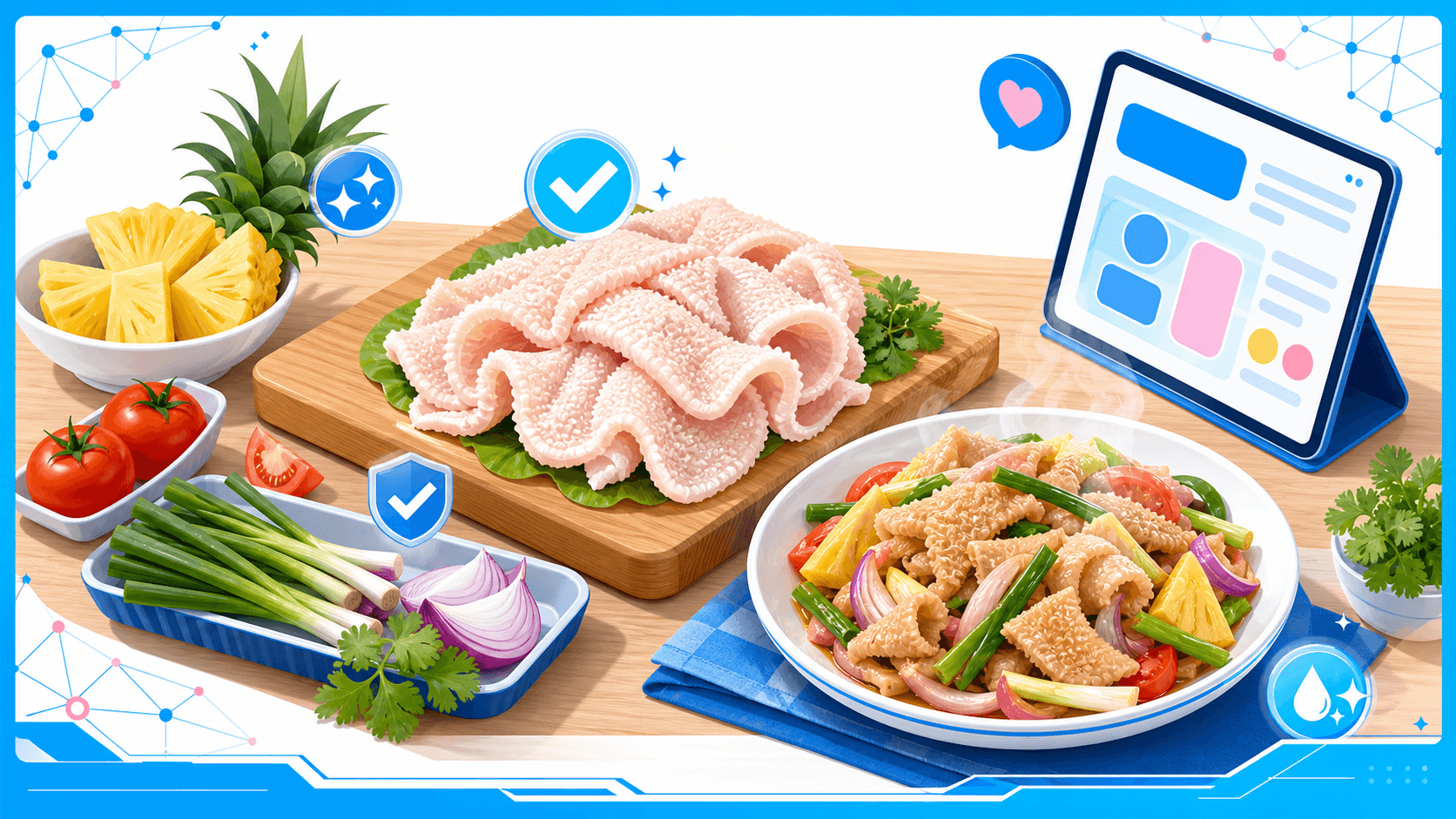 Bí quyết chọn lòng bò tươi ngon để món xào đạt độ mềm hoàn hảo