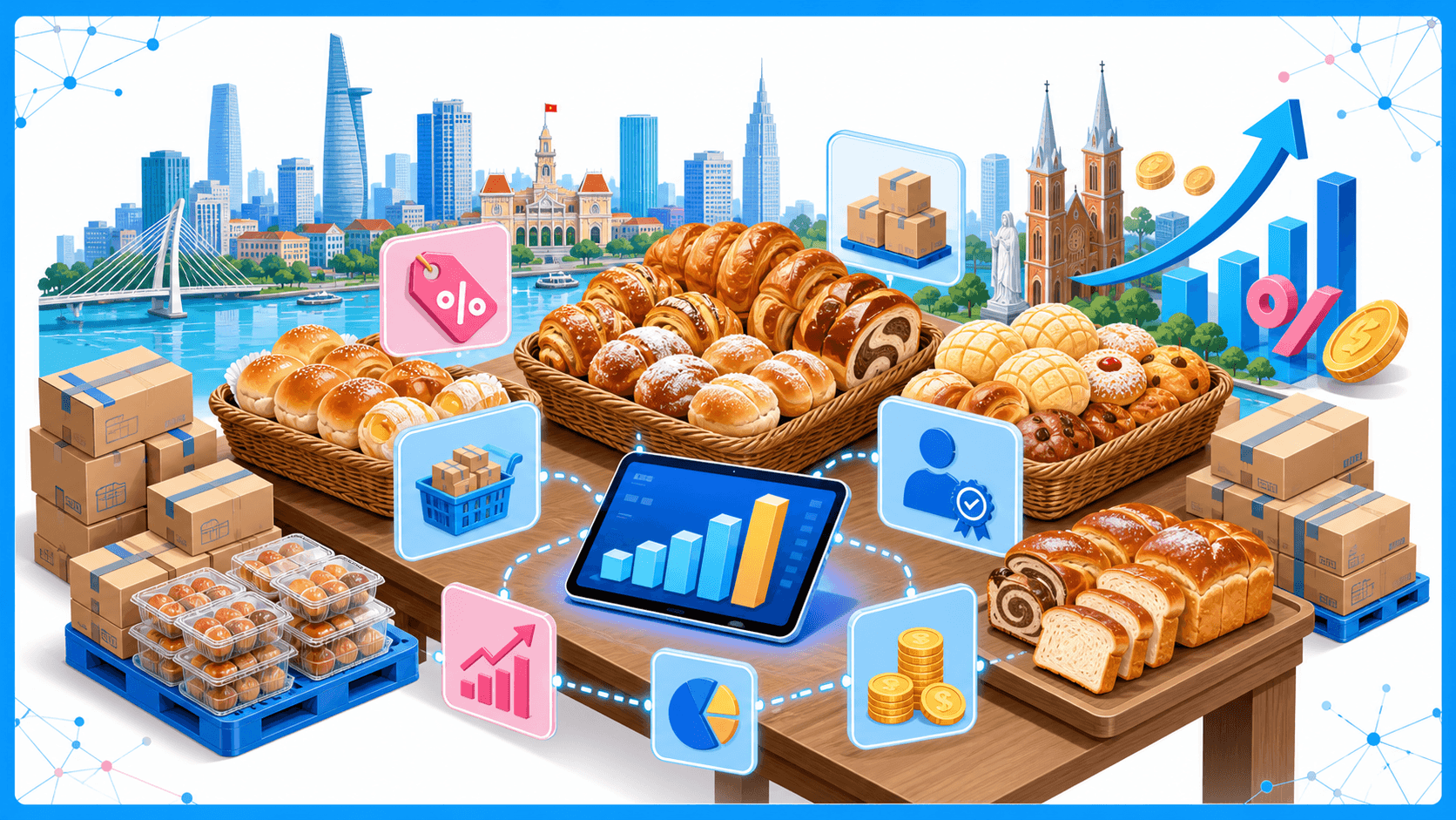 Kinh nghiệm nhập bánh mì ngọt giá sỉ TPHCM tiết kiệm chi phí
