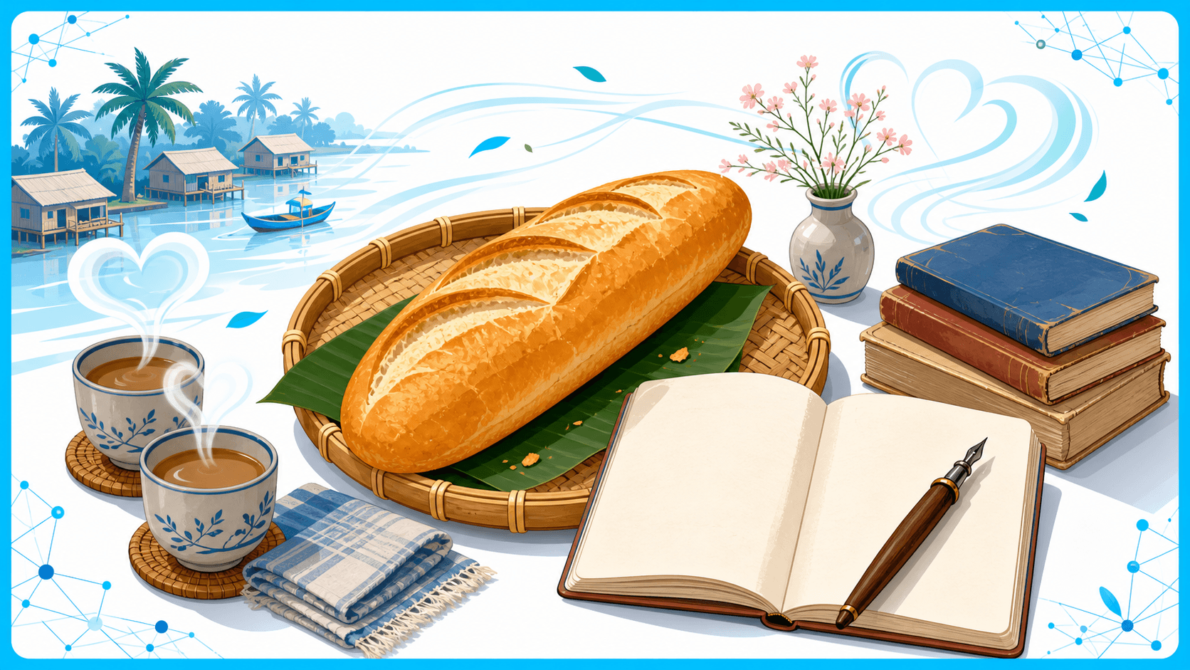 Vị ngọt ký ức và tình thân trong thơ ca về bánh mì