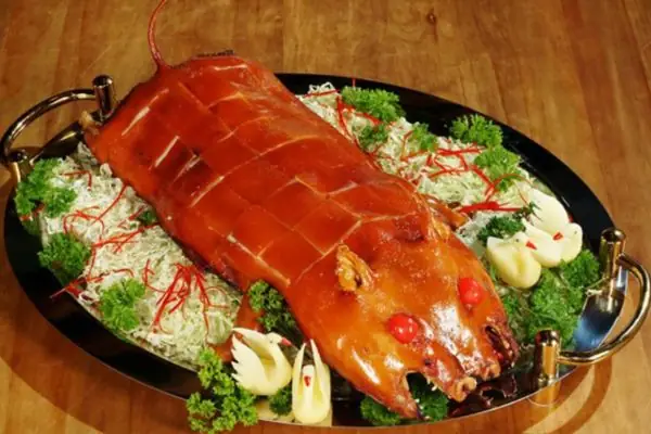 Thịt dúi xào sả ớt