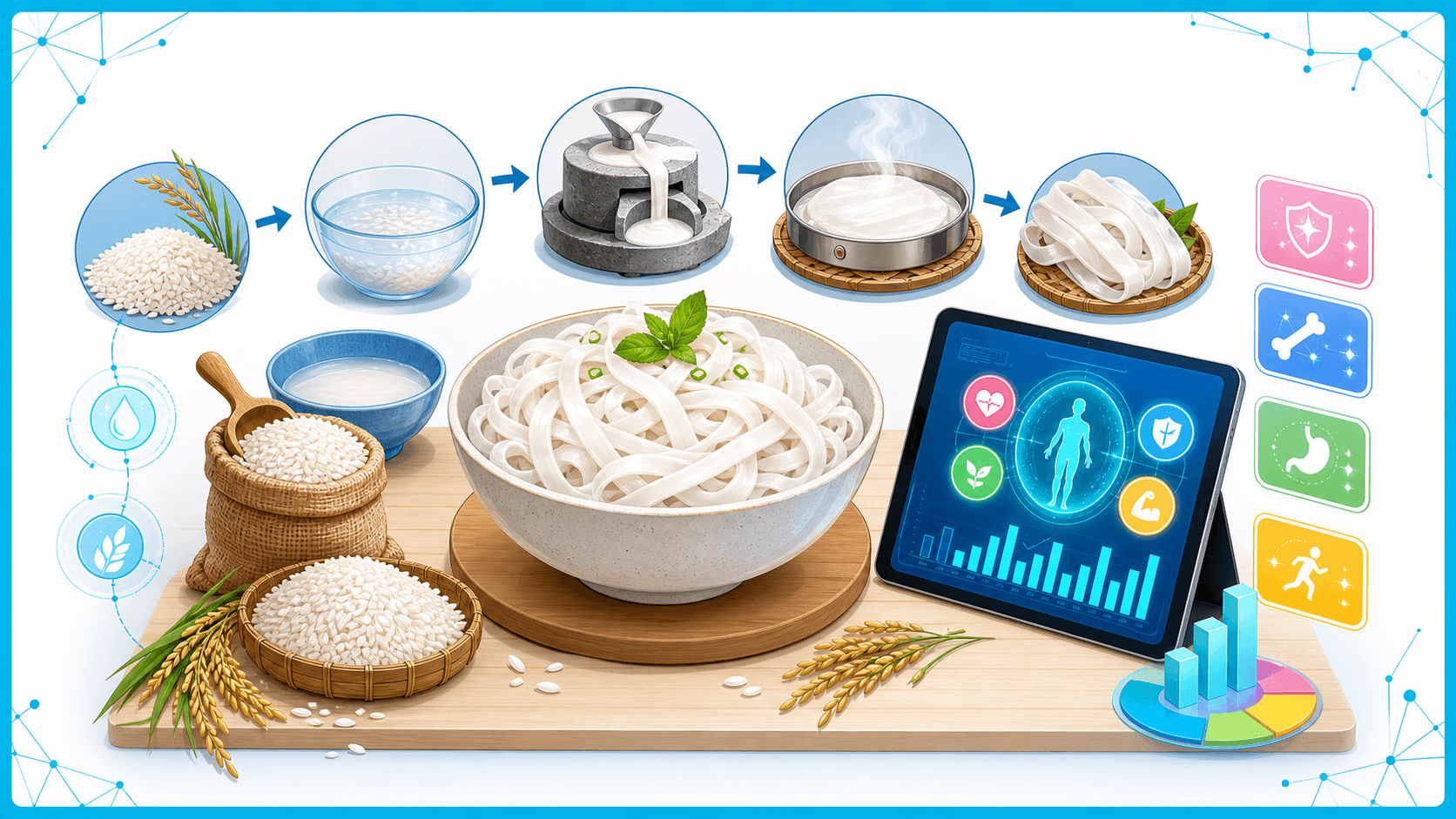 Bánh phở tươi là gì và quy trình sản xuất ảnh hưởng đến dinh dưỡng
