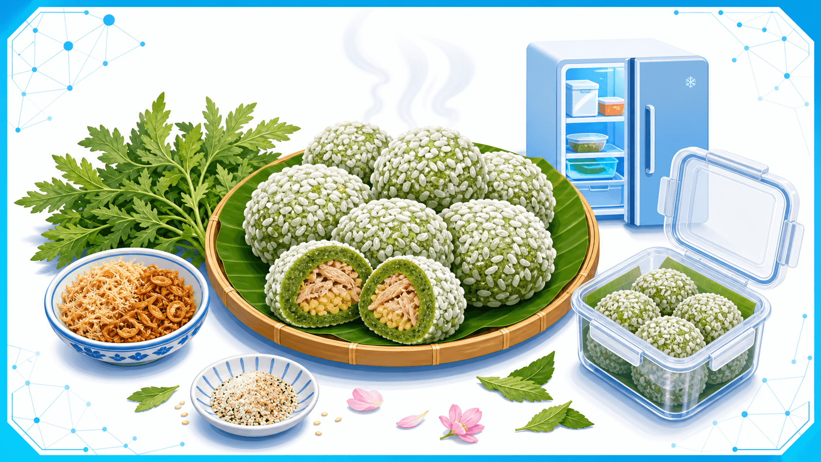 Thưởng thức và bảo quản bánh khúc đúng cách tại nhà