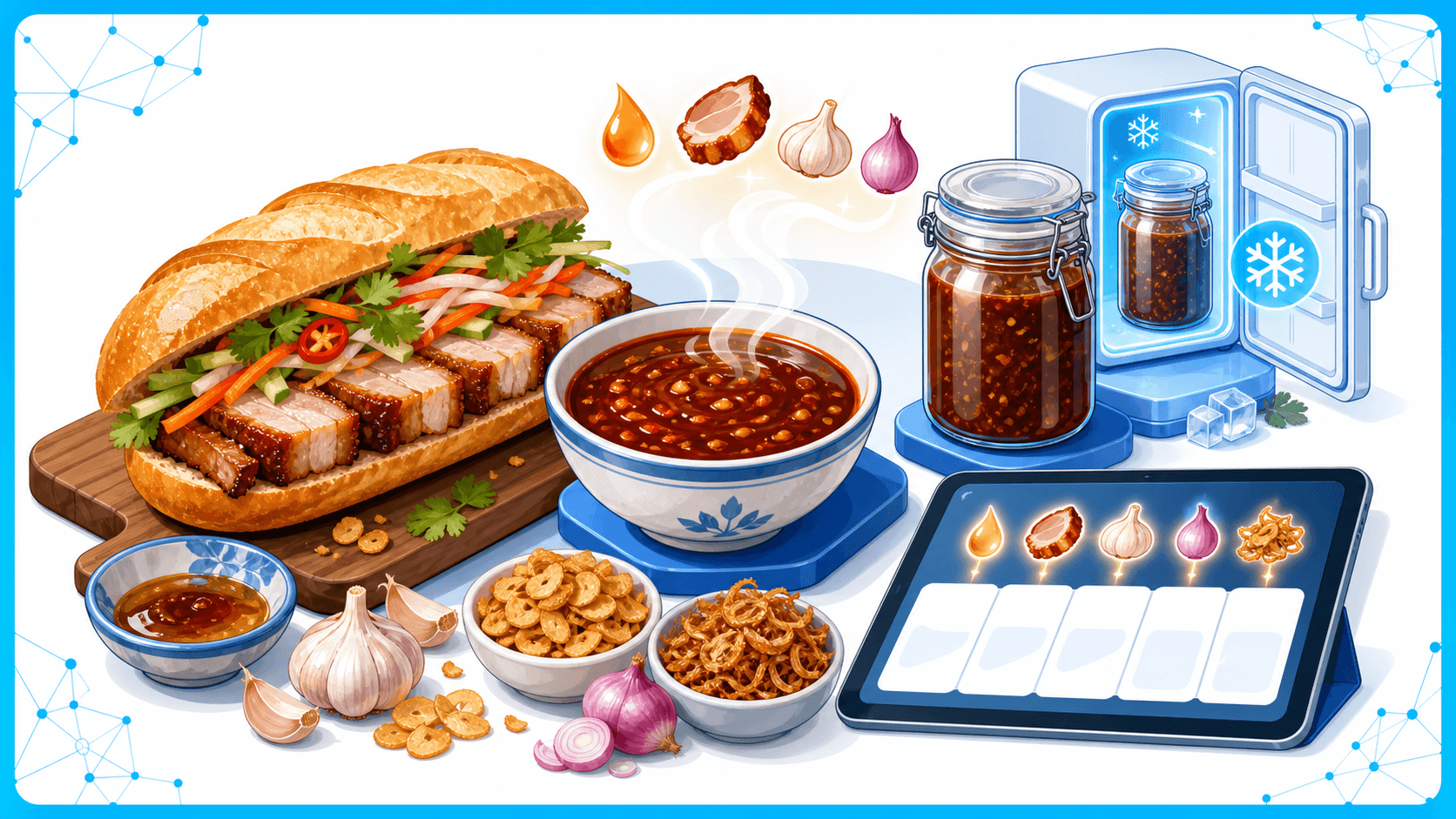 Bí quyết nâng tầm hương vị và bảo quản nước sốt lâu hỏng