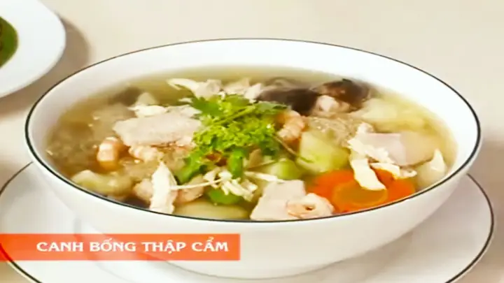 Canh bóng thập cẩm hấp dẫn