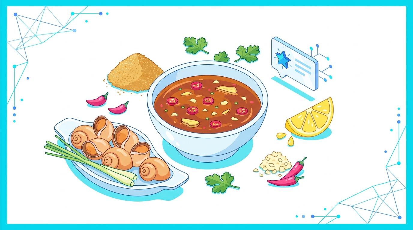 Pha chế nước chấm ốc nhảy thần thánh chuẩn vị Saigonese