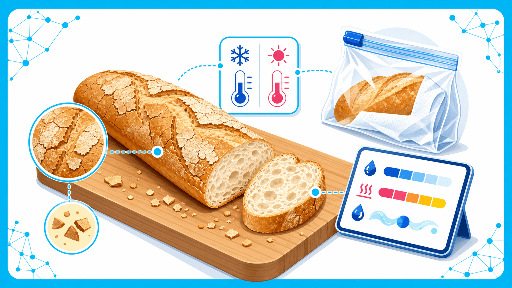 Các dấu hiệu nhận biết bánh mì bị lỗi và cách khắc phục